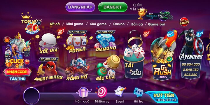 Sanclub và những trò chơi giải trí