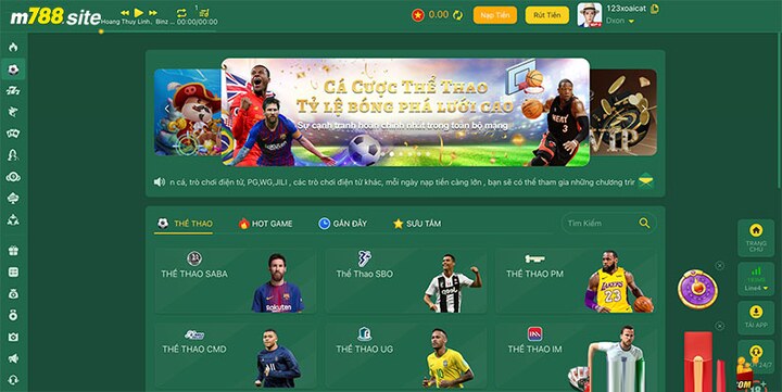 Nhà cái M788 có dịch vụ game gì?